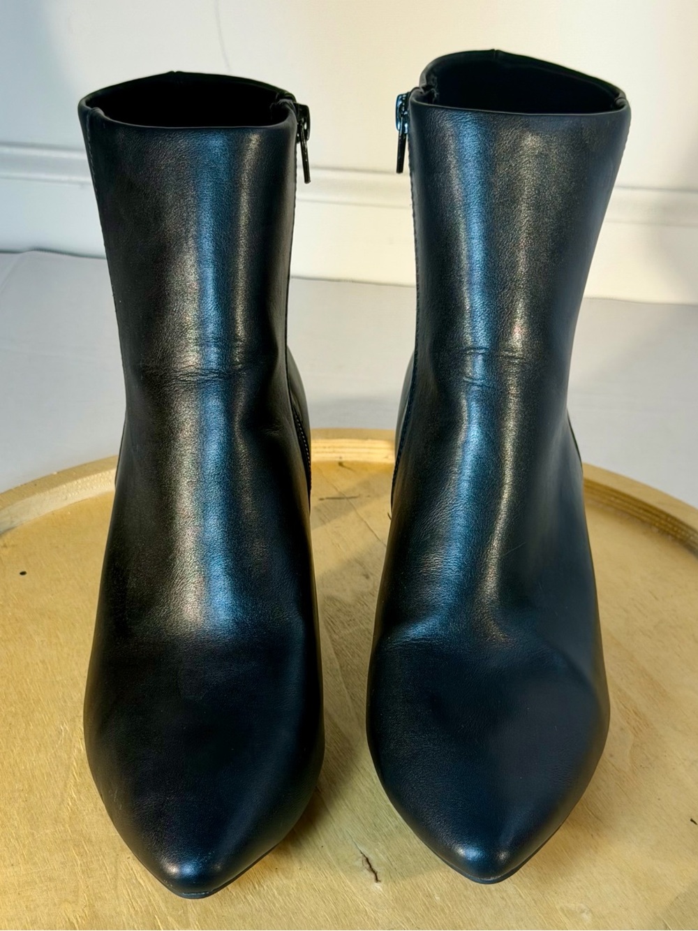 Women's Black Pointed Toe Ankle Boots